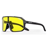 Велоокуляри сонцезахисні поляризаційні SCVCN Sport black yellow (DZ-S62-NTC-01)