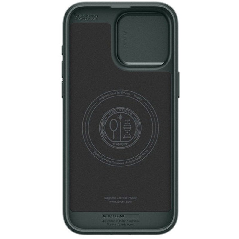 Чохол Spigen для Apple iPhone 15 Pro Max Optik Armor MagFit Abyss, Green