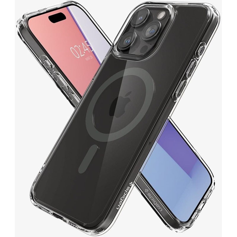 Чохол Spigen для Apple iPhone 15 Pro Ultra Hybrid MagFit, Graphite