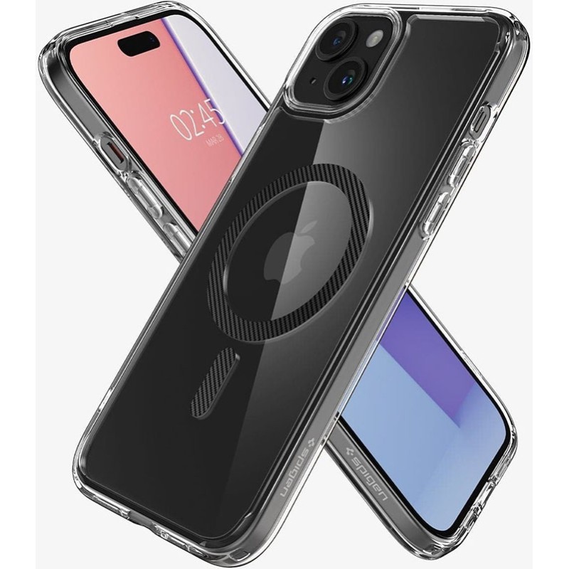 Чохол Spigen для iPhone 15 Plus Ultra Hybrid MagFit, Carbon Fiber