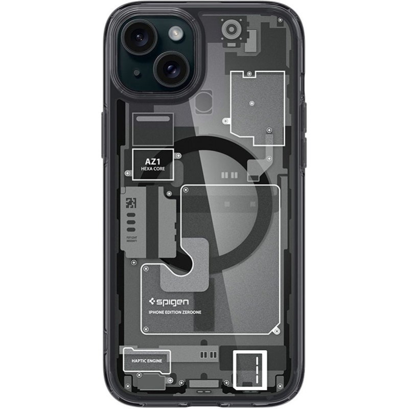 Чохол Spigen для iPhone 15 Plus Ultra Hybrid MagFit, Zero One