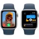 Смартгодинник Apple Watch SE GPS 40mm Silver Aluminium Case with Storm Blue Sport Band – M/L
