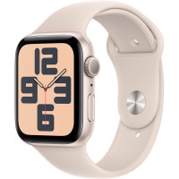 Смартгодинник Apple Watch SE GPS 44mm Starlight Aluminium Case with Starlight Sport Band – M/L