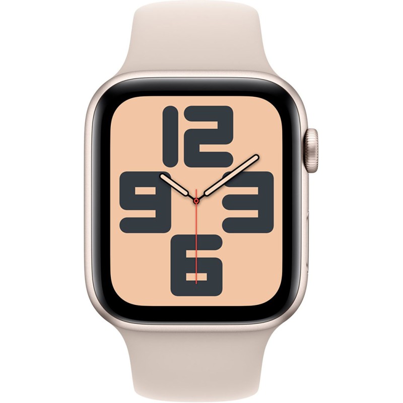 Смартгодинник Apple Watch SE GPS 44mm Starlight Aluminium Case with Starlight Sport Band – M/L