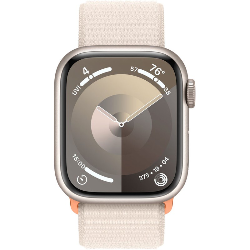 Смартгодинник Apple Watch Series 9 GPS 41mm Starlight Aluminium Case with Starlight Sport Loop