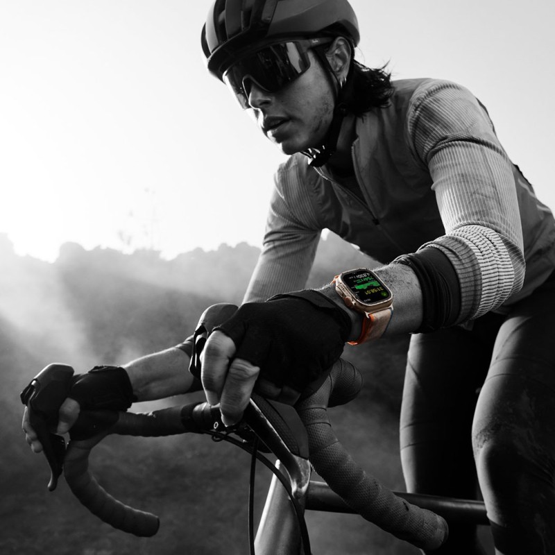 Смартгодинник Apple Watch Ultra 2 GPS + Cellular, 49mm Titanium Case with Olive Alpine Loop – Large