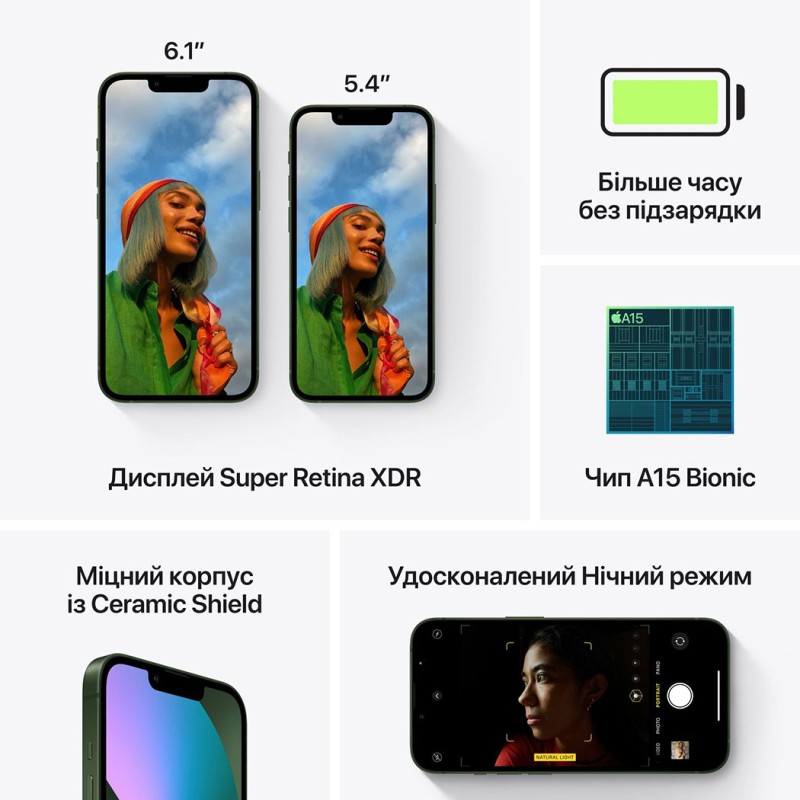 Смартфон Apple iPhone 13 256Gb Green